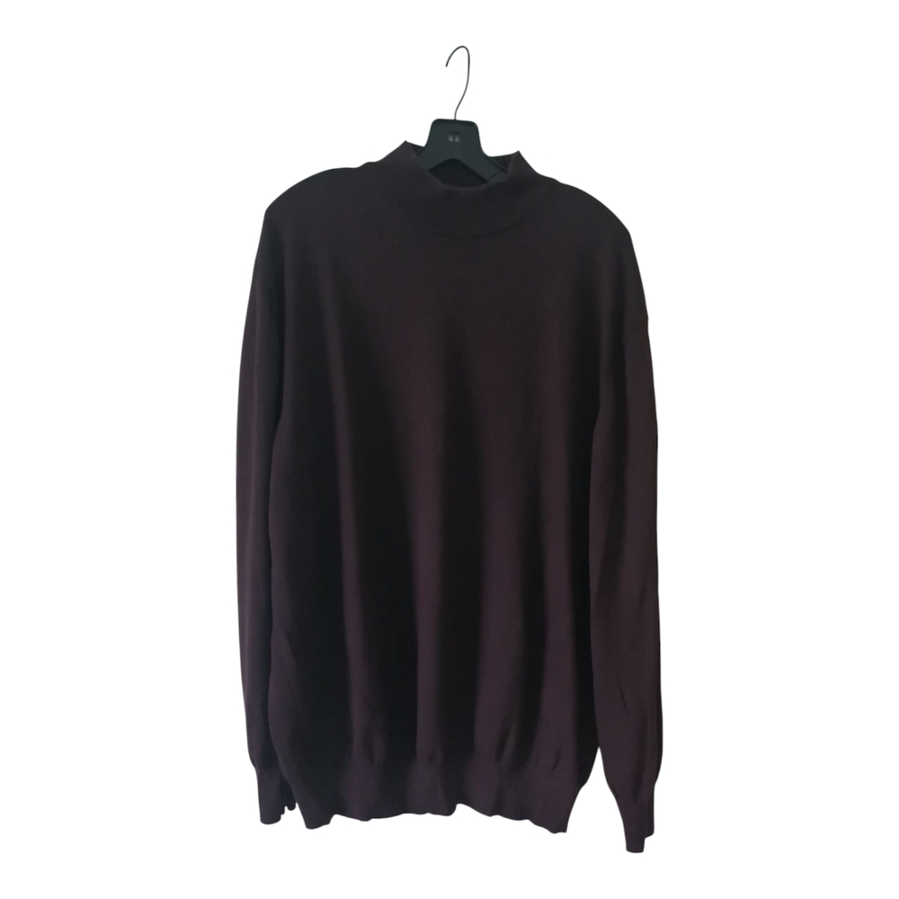 Pronto Uomo Purple Turtleneck Sweater Knit